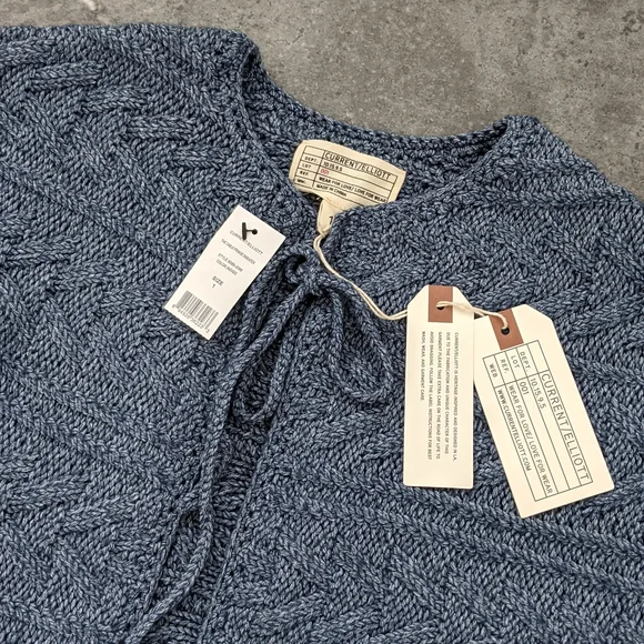 🎊HP🎊❄️$348 Current/Elliott Cable Fringe Sweater - Picture 5 of 9